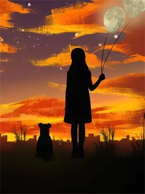 空中漂浮人头