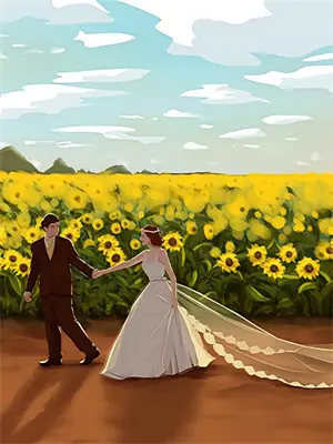 主持婚礼突然新人跟着一起下场了