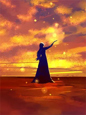 秋天玉兰花树叶图片